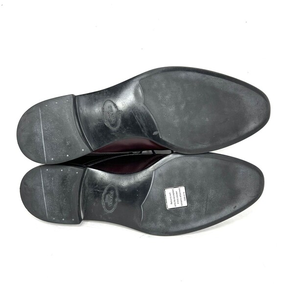 Prada Mens Burgandy Leather Derby Shoes Size 7 main image 4
